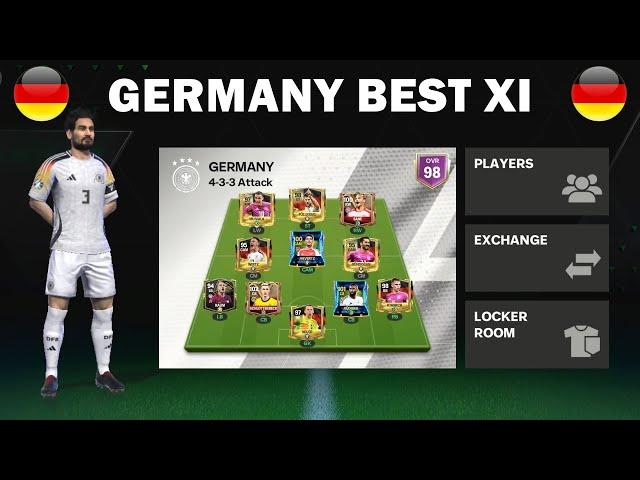 EPIC FULL GERMANY SQUAD BUILDER | EA FC MOBILE 24