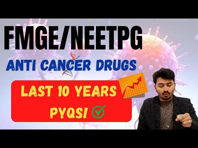 NEET PG & FMGE 2025 Pharma PYQ – Anti‑Cancer Drugs