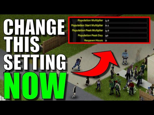 BEST Zombie Population Settings - Project Zomboid