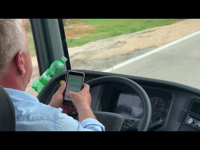 Bus ride from Croatia to Bosnia DRIVER TEXTS THE ENTIRE WAY! TERRIFYING. - Serbia - ECTV