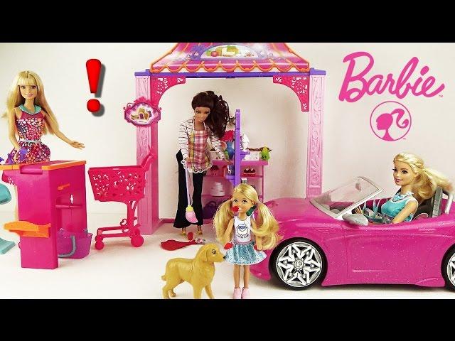 Barbie and Chelsea cartoon in the store  Barbie Original Toys