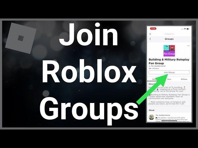 How To Join Groups On Roblox