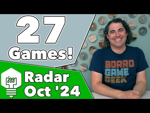 Games Radar October '24 - 27 Games Discussed!