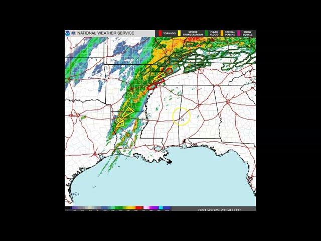 Tornado Warnings/Rapid Temp Drop/5 Degrees Weds. Night/MS