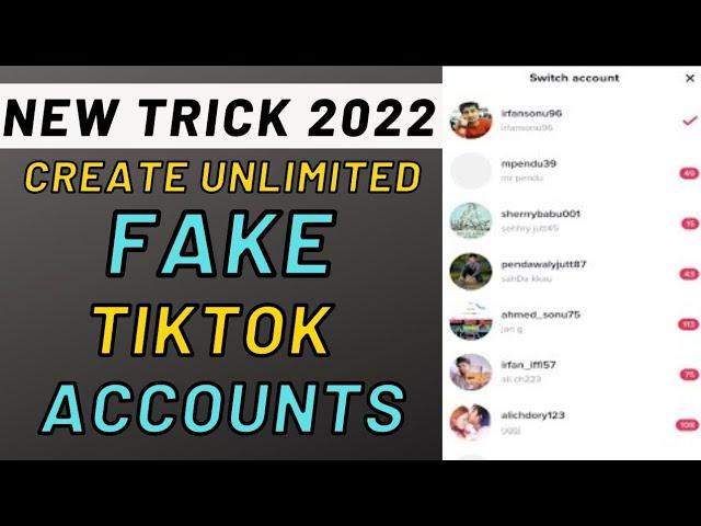 How to Create Unlimited TikTok Account Without Providing your Phone Number or Email Address