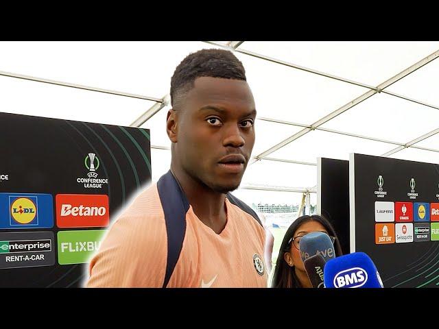 Benoit Badiashile interview | Real Betis v Chelsea | Conference League Final 