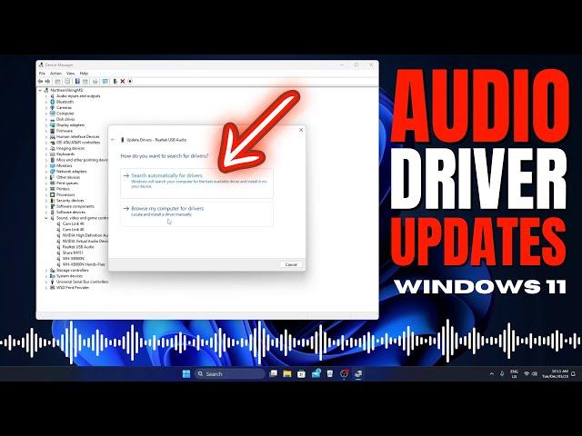 How to Check for Audio Driver Updates in Windows 11