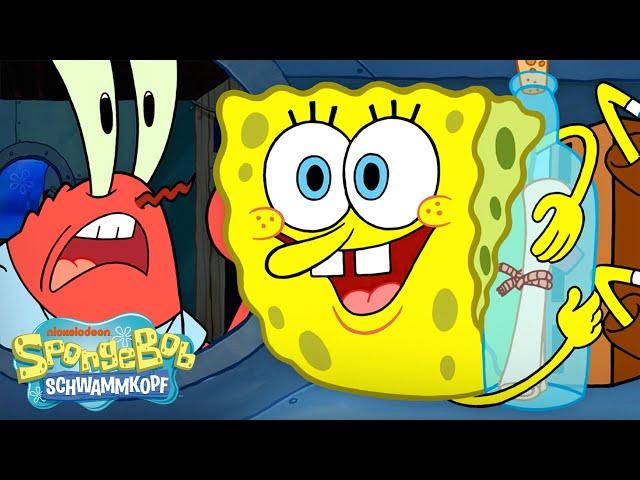 SpongeBob | Alle VERSTECKE der Krabbenburger-Geheimformel!  | Compilation | SpongeBob Schwammkopf