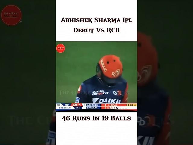 Abhishek sharma debut match #ipl #cricketlover #cricket