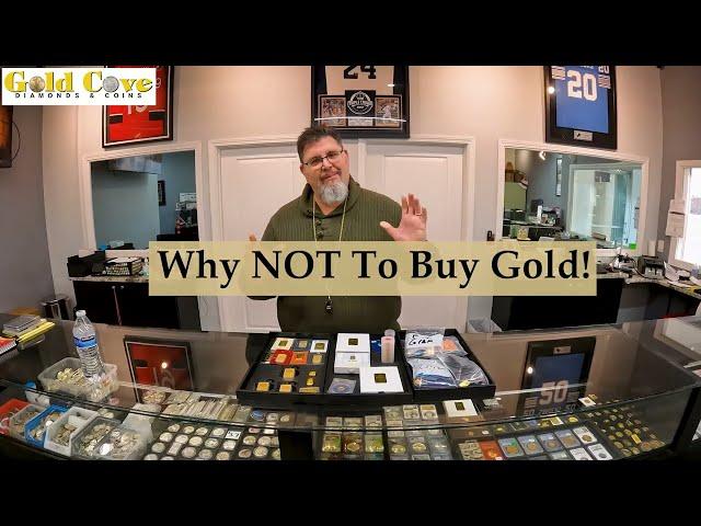 Why You Shouldn't Buy Gold Bullion!!