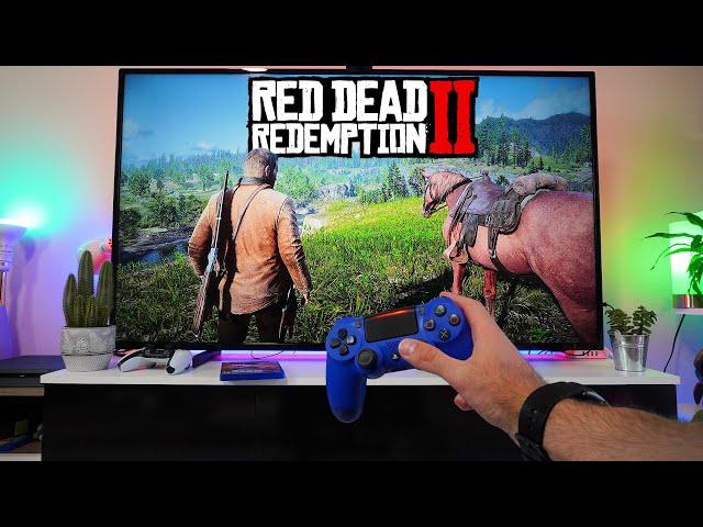 Red Dead Redemption 2- PS4 POV Gameplay Test (4K HDR LED TV) Graphics, Impression