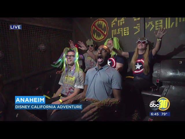 ABC30 NEWS REPORTER FREAKS OUT ON NEW DISNEYLAND RIDE