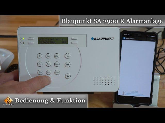 Blaupunkt SA 2900-R Alarmanlage (Funk-Alarmanlage) / installieren und einrichten - Anleitung