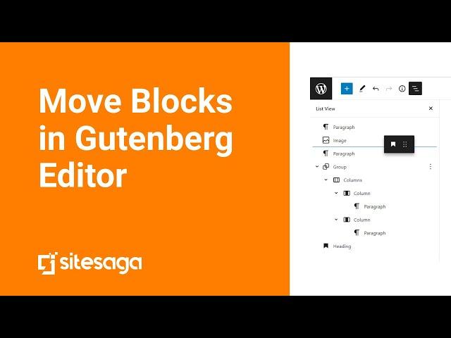 How to Move Blocks in WordPress Gutenberg Editor?