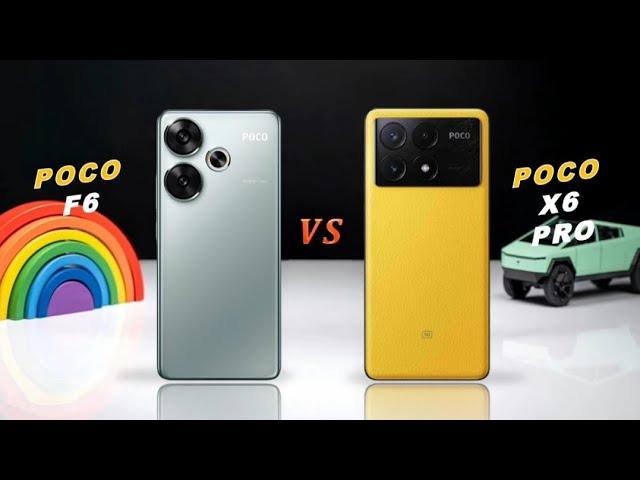 Poco F6 Vs Poco X6 Pro || Full Comparison  Which one is Best?