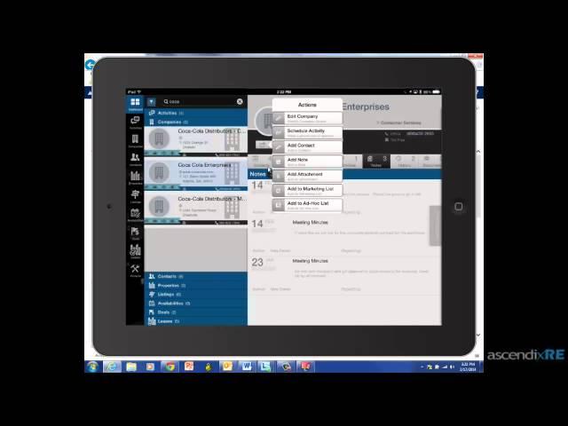 AscendixRE Product Suite Overview - CRM for CRE