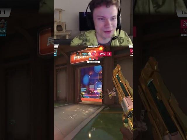 Just saw the most UNREAL sym wall clutch of all   #overwatch2 #reinhardt #twitch #fyp  #lhcloudy