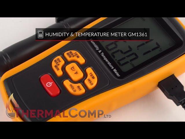 Humidity & temperature meter GM1361