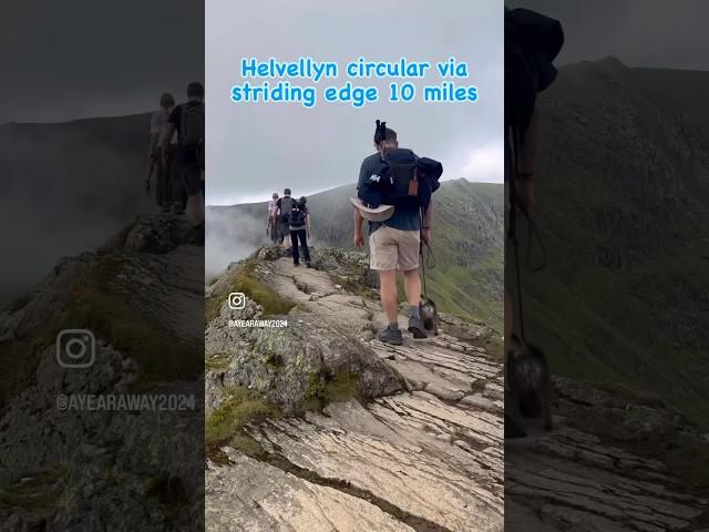 Epic Climb up Helvellyn via Striding Edge | Scrambling with Our Brave Border Terrier!