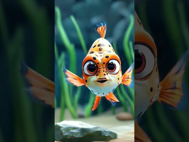 Ikan nemo say hallo #nemo #lucu