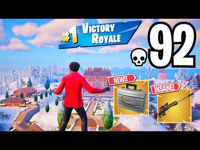 92 Elimination Solo vs Squads WINS Full Gameplay (Fortnite Chapter 5 Season 1)!