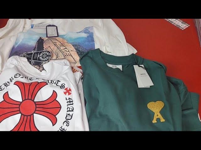 Ninjahype Haul Chrome Hearts, Ami and Palace T-shirt Review