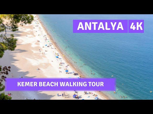 Antalya Beach Kemer 2021 40Min Collection Of Our Previous Walking Tours|4k UHD 60fps