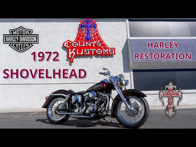 Count’s Kustoms Reveals a 1972 Harley-Davidson Shovelhead