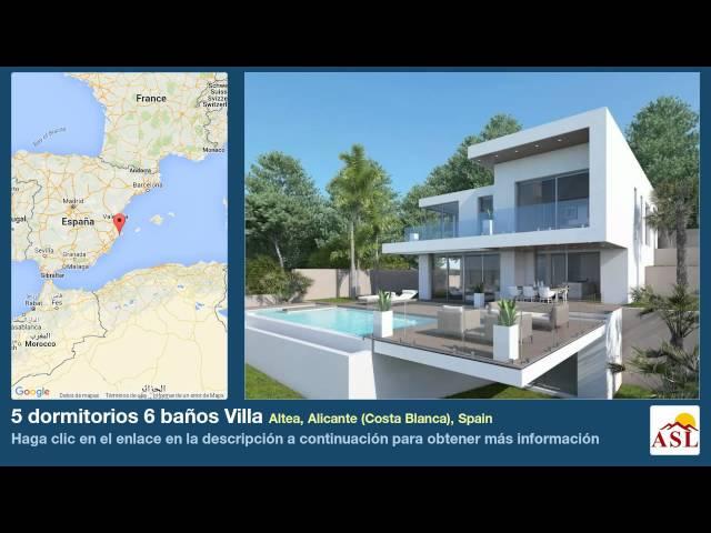 5 dormitorios 6 baños Villa se Vende en Altea, Alicante (Costa Blanca), Spain