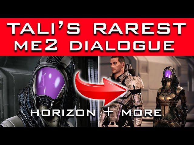 Tali's RAREST HIDDEN DIALOGUE in Mass Effect 2 Legendary Edition (Horizon, Recruiting Garrus, Etc)