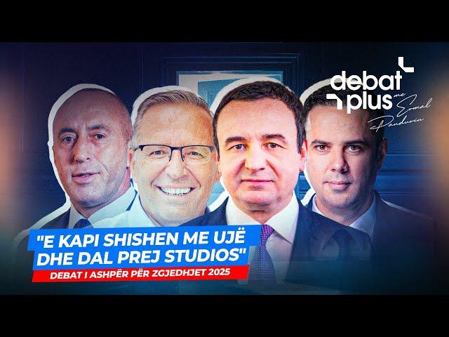 "E KAPI SHISHEN ME UJË DHE DAL PREJ STUDIOS"/ DEBAT I ASHPËR PËR ZGJEDHJET 2025 - Debat Plus