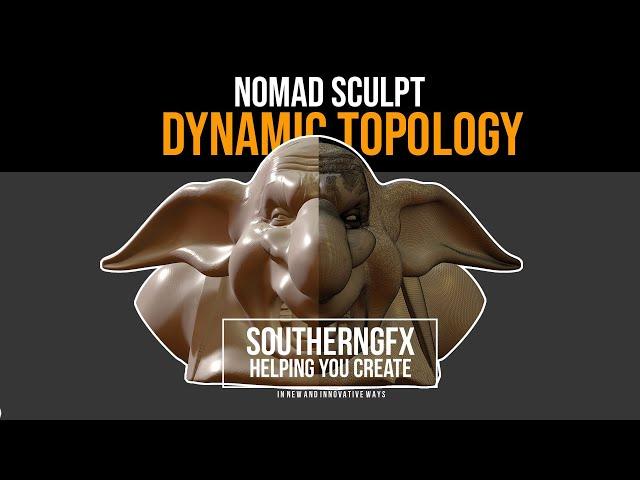 Nomad Sculpting App – Dynamic Topology in Nomad