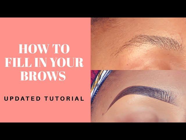 UPDATED EYEBROW TUTORIAL/ HOW TO ACHIEVE HAIR LIKE STRUCTURES ON YOUR BROWS