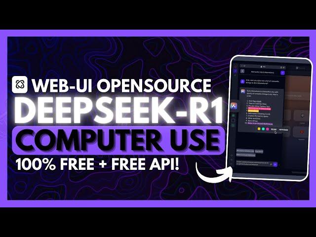 Deepseek-R1 Computer Use: FULLY FREE AI Agent With UI CAN DO ANYTHING! (Beats OpenAI Operator)