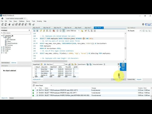 Lecture:50| Data Query Language| Select Query | Select Statement Part-IV