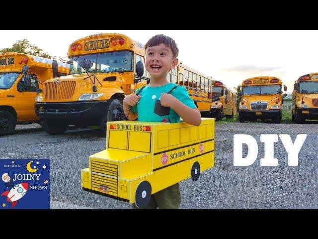 DIY School Bus For Kids | Learning School Buses For kids