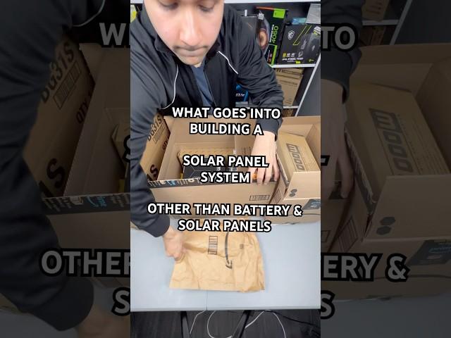 Components for my DIY Solar Panel Setup - Part 1 #shorts #solar #solarpanel #renogy #mppt #inverter
