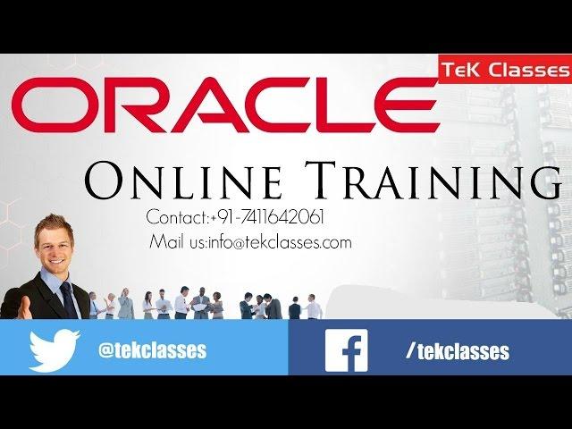 ORACLE DBA online training | ORACLE DBA tutorials for beginers