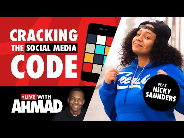 Nicky Saunders: Cracking the Social Media Code | LIVE with Ahmad