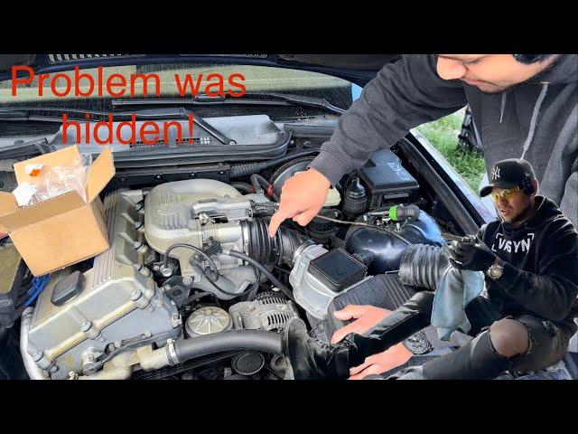 Troubleshooting E36 Idling Issue(s)… (spark plugs & intake hose) M42b18