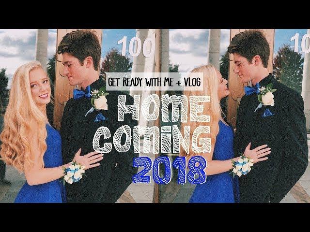 homecoming 2018 grwm + vlog