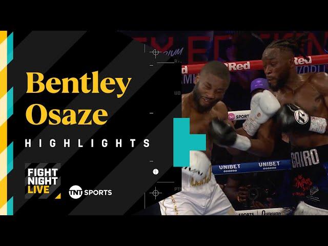 BRUTAL STOPPAGE!  | Denzel Bentley vs Derrick Osaze | Fight Night Highlights