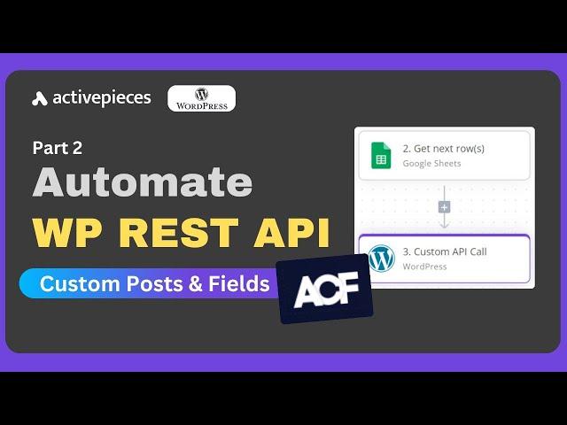 How to automate ACF & WP REST API: Google Sheet with Activepieces