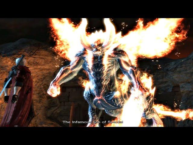 Dante Vs Berial Son of Mundus Boss Fight - Devil May Cry 4 Remaster (4K Ultra HD) Boss #11