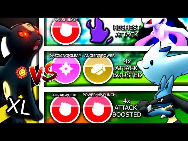 Which POKEMON Can ONE-HIT KO An XL UMBREON?! | Pokémon GO Battle League