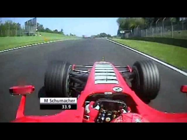 F1 Imola 2006 - Michael Schumacher Pole Lap Onboard