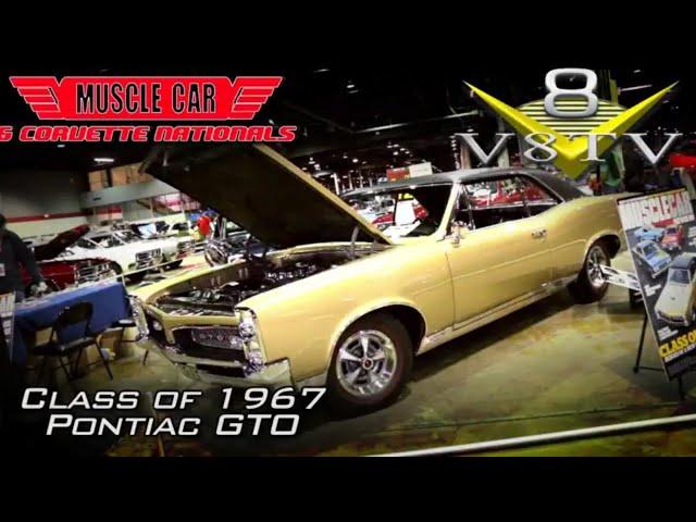 Restored 1967 Pontiac GTO Feature Video: Muscle Car And Corvette Nationals 2017 V8TV
