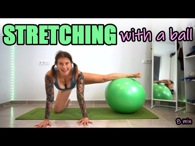 FIT BALL for LEG FLEXIBILITY // ENGLISH