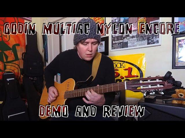 Godin Multiac Nylon Encore SG Guitar Demo & Review