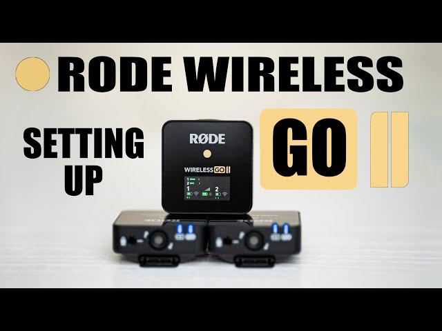 Rode Wireless Go II best settings and how to use on a mirrorless camera